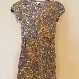LuLaRoe Kids Dress with Toys Pattern Size 10